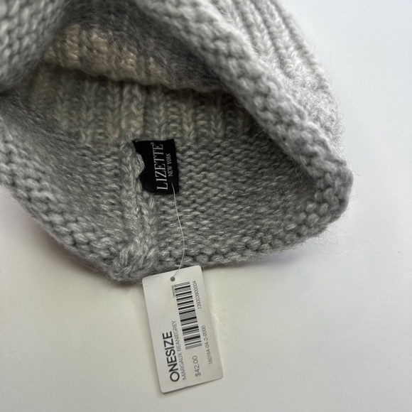 NWT ATHLETA Lizette BEANIE GREY Wool 16064 - Picture 3 of 4